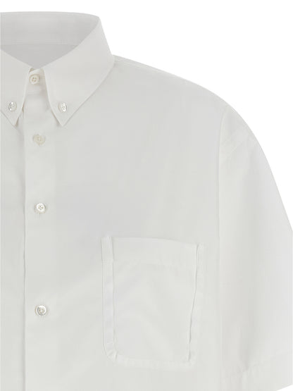 Maison Margiela Weiße Baumwollbluse