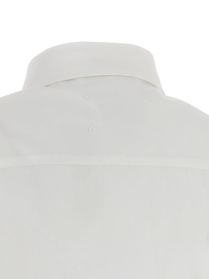 Maison Margiela Weiße Baumwollbluse