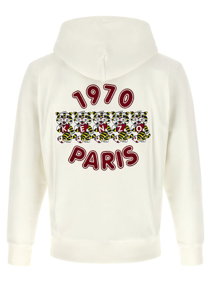 Kenzo Weißes Baumwoll-Sweatshirt