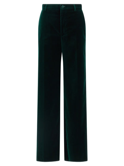 Gucci Zweifarbige Baumwoll-Freizeithose
