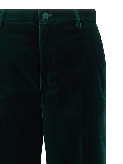 Gucci Zweifarbige Baumwoll-Freizeithose
