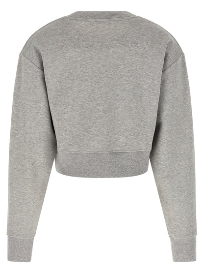 Balmain Grauer Baumwollpullover