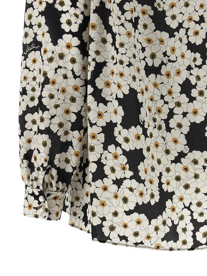 Valentino Garavani Zweifarbige Seidenbluse