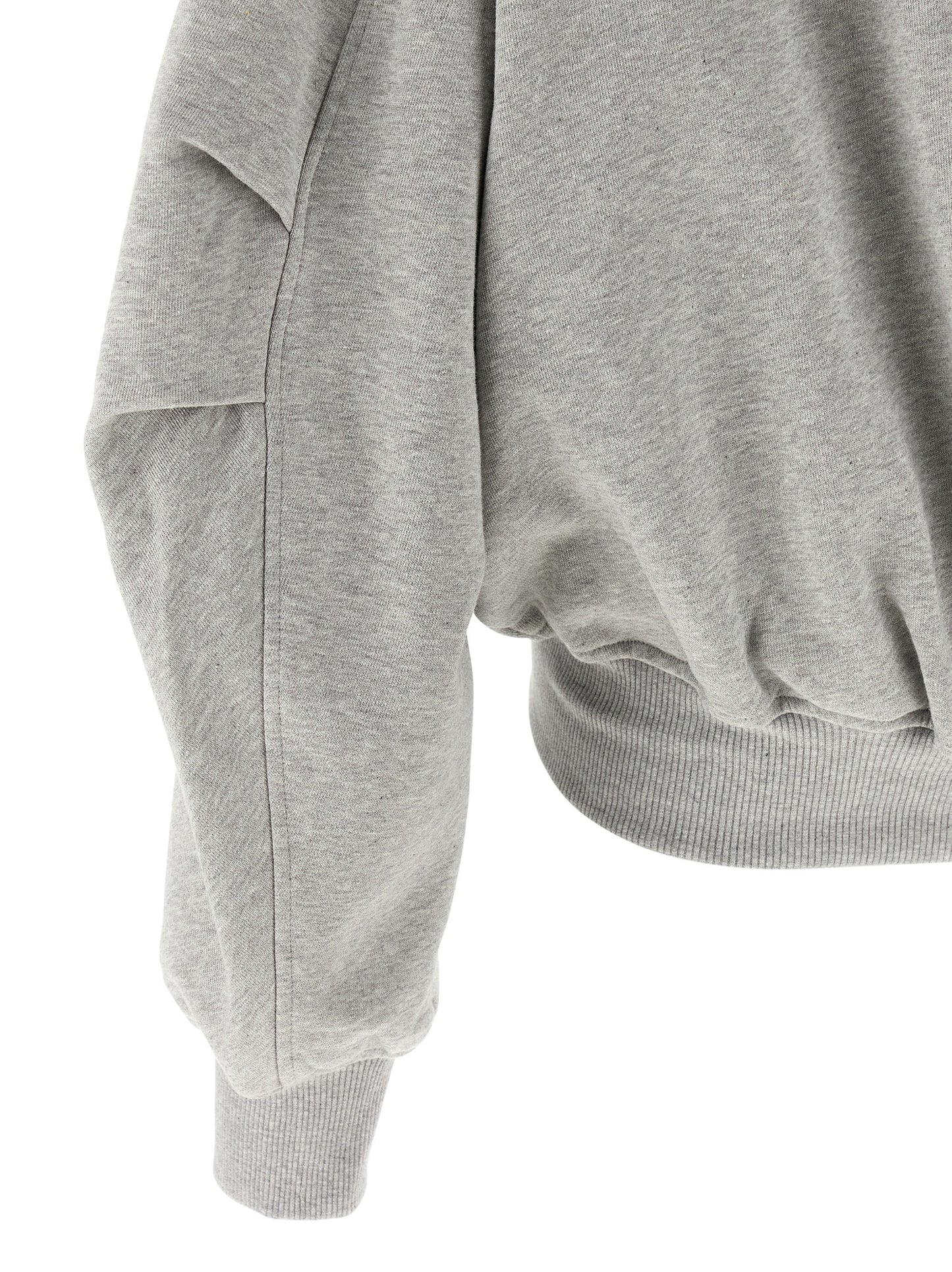 The Attico Grauer Baumwollpullover