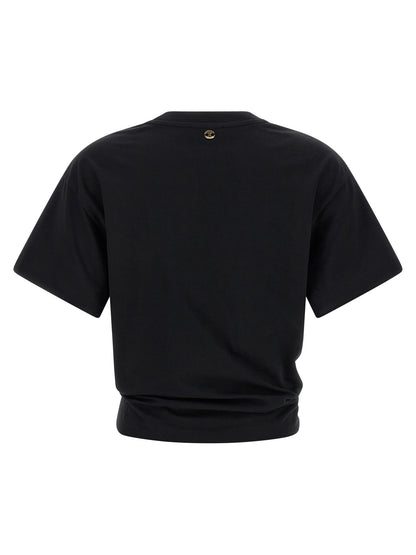 Paco Rabanne Schwarzes Baumwoll-T-Shirt