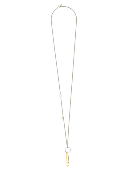 Jil Sander Goldfarbene Halskette
