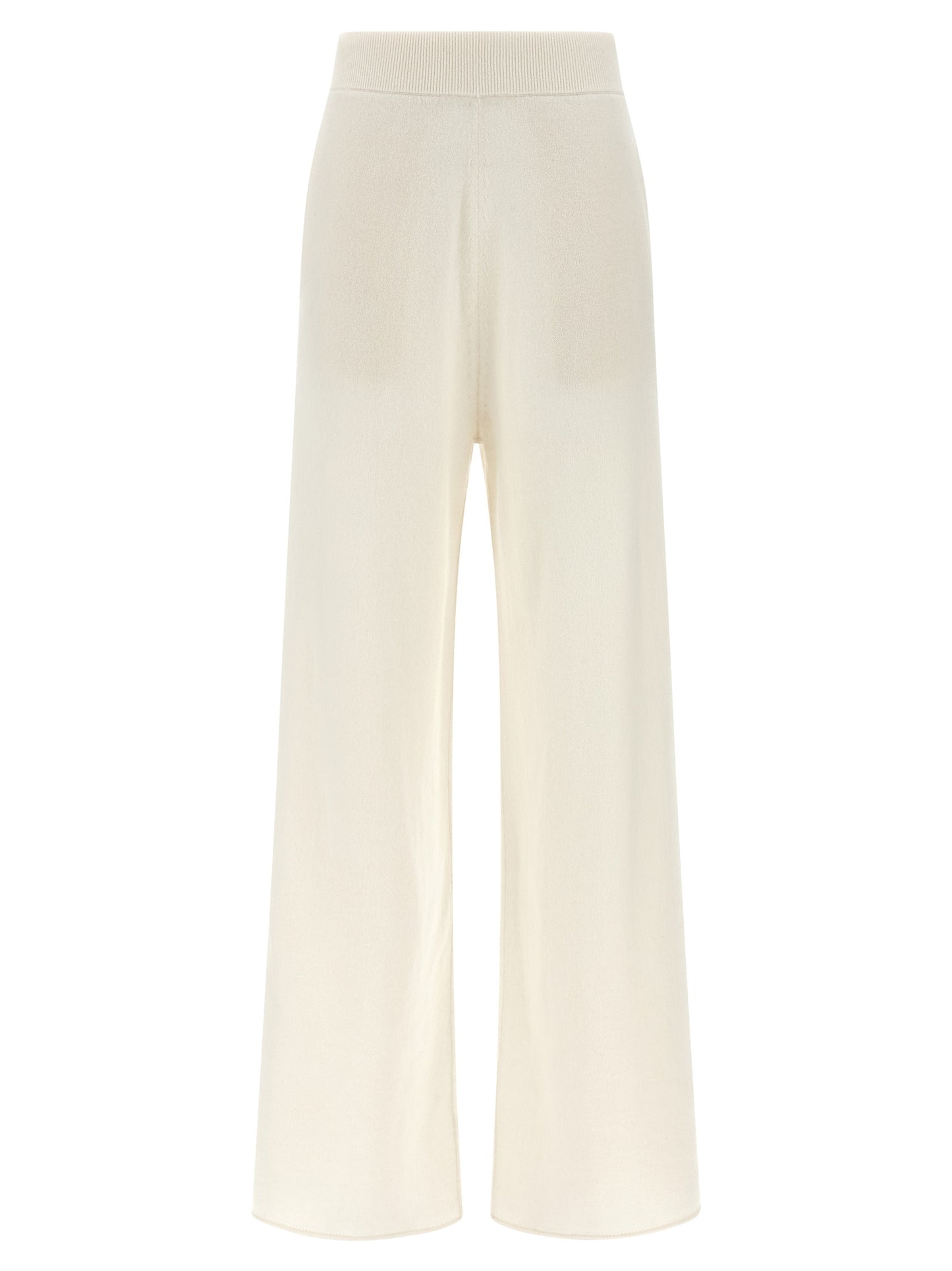 Max Mara Weiße Kaschmir-Freizeithose