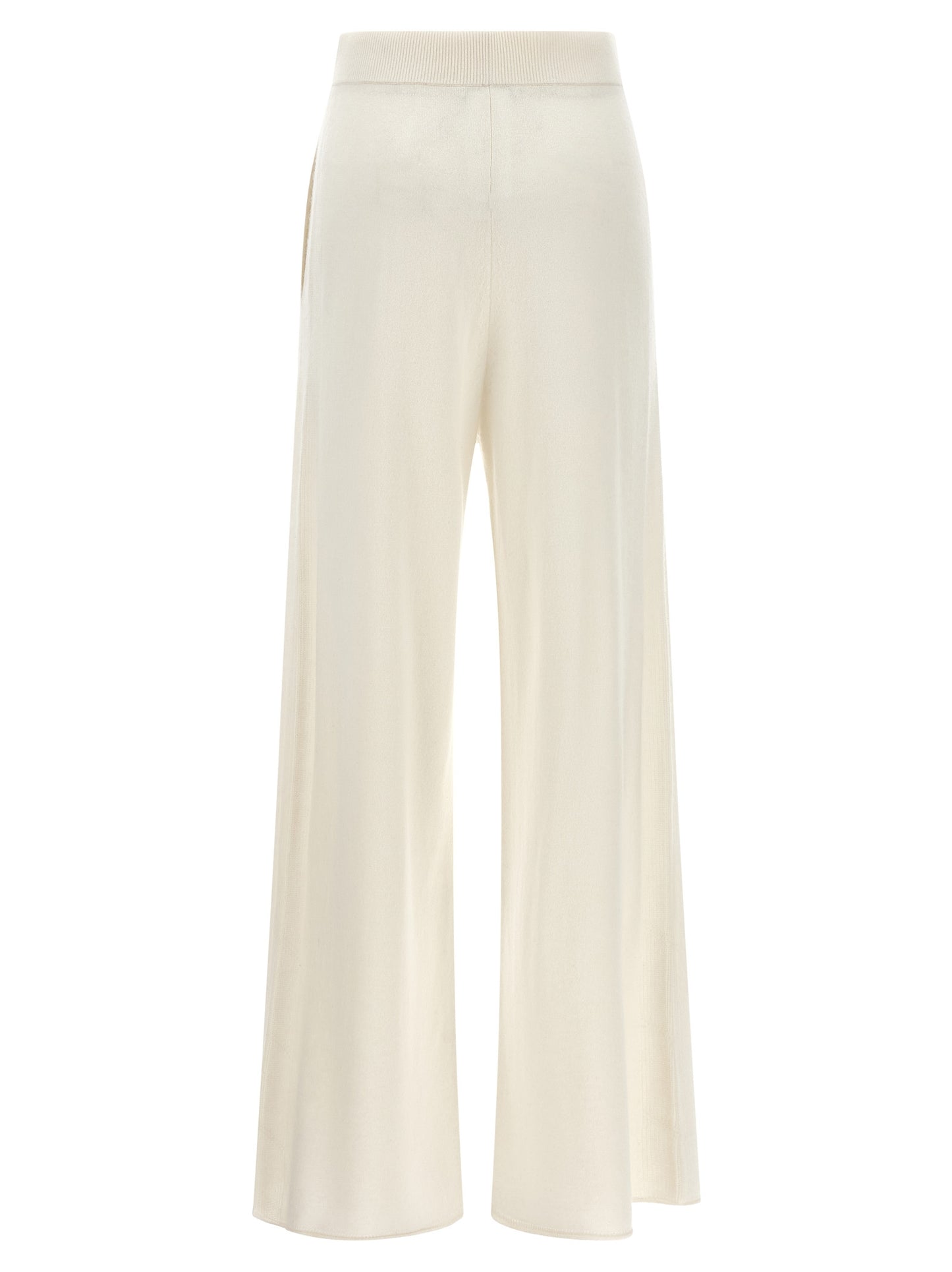Max Mara Weiße Kaschmir-Freizeithose