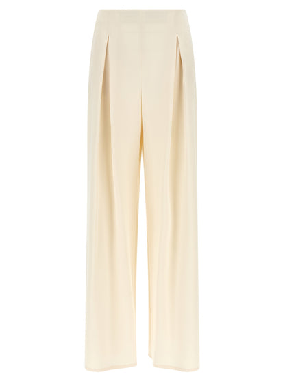 Max Mara Weiße Seidenhose für den Alltag