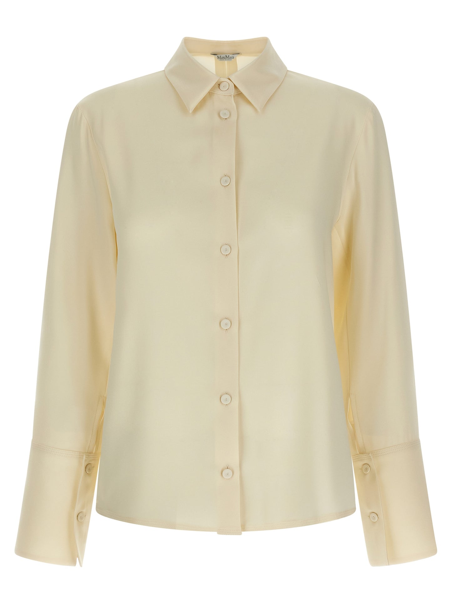 Max Mara Seidenbluse in Weiß