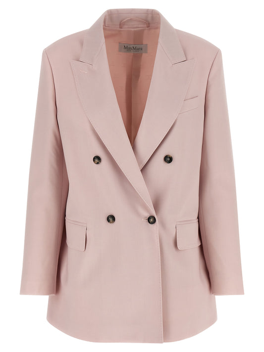 Max Mara Mehrfarbiger Blazer aus reiner Schurwolle