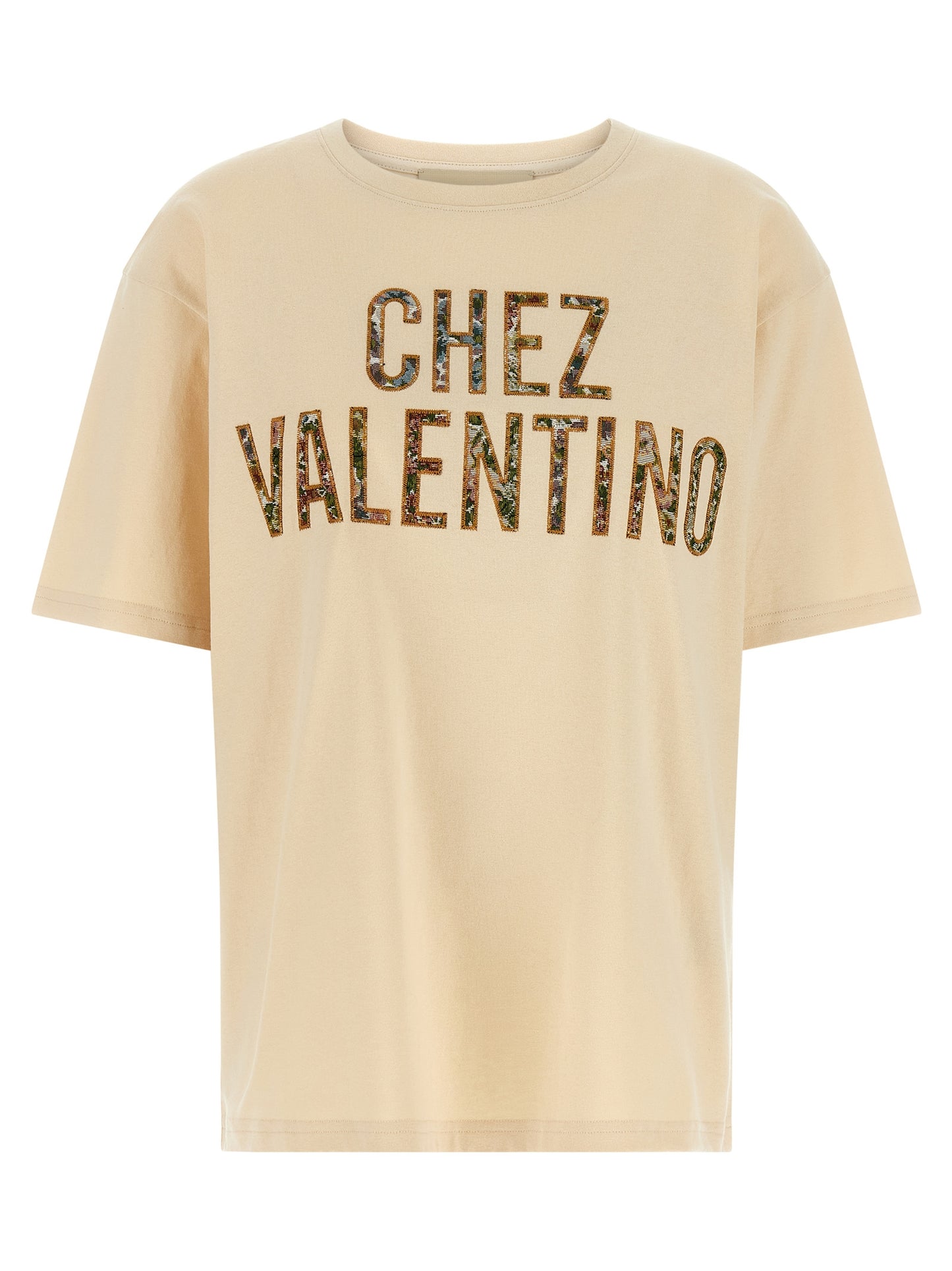 Valentino Garavani Beiges Baumwoll-T-Shirt