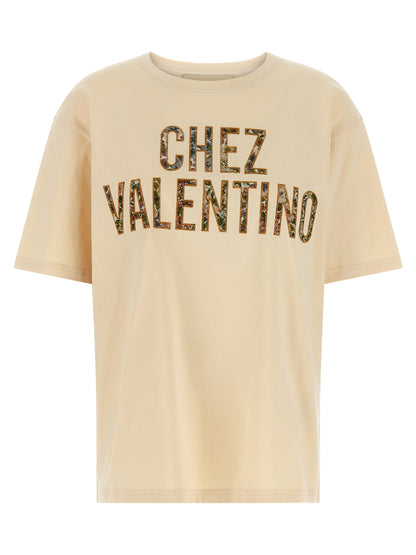 Valentino Garavani Beiges Baumwoll-T-Shirt