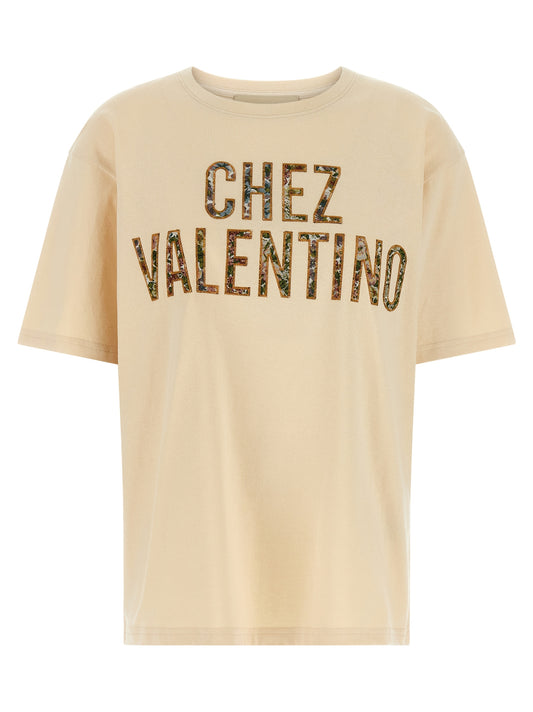 Valentino Garavani Beiges Baumwoll-T-Shirt