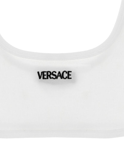 Versace Weißer Baumwoll-BH