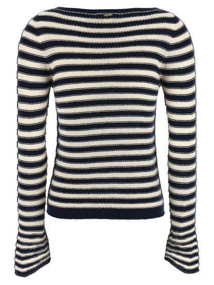 Twinset Mehrfarbige Baumwollstrickjacke