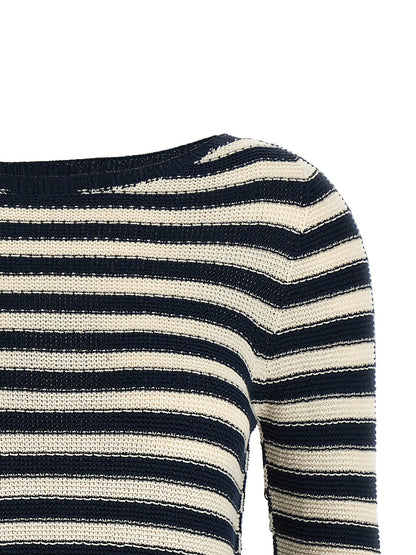 Twinset Mehrfarbige Baumwollstrickjacke