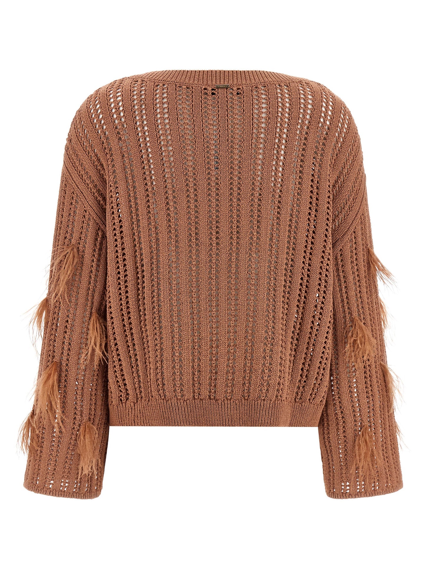 Twinset Brauner Baumwollcardigan