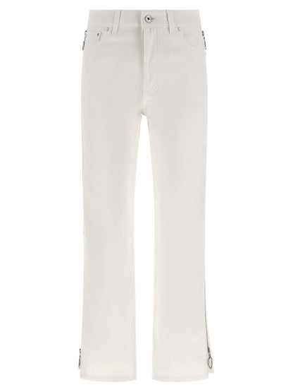 Paco Rabanne Weiße Baumwoll-Jeans Denim