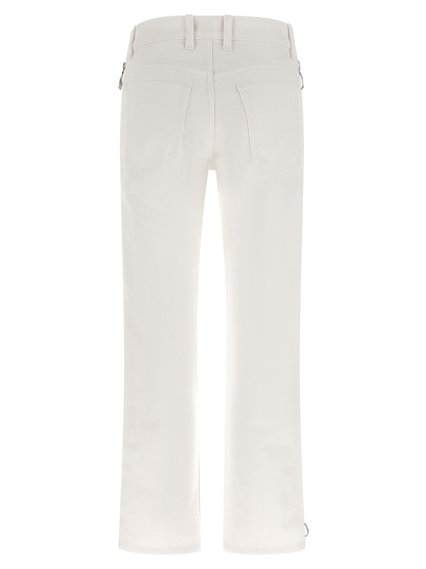 Paco Rabanne Weiße Baumwoll-Jeans Denim