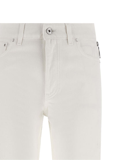 Paco Rabanne Weiße Baumwoll-Jeans Denim