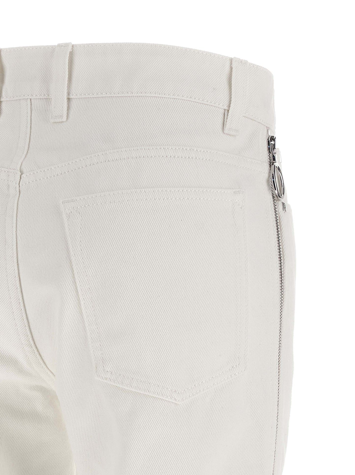 Paco Rabanne Weiße Baumwoll-Jeans Denim