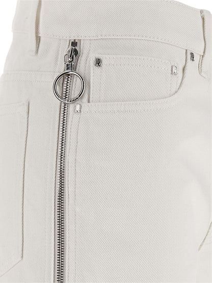 Paco Rabanne Weiße Baumwoll-Jeans Denim