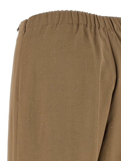 Herno Braune Viskose-Freizeithose – Produktansicht 4 | Arca Lucia