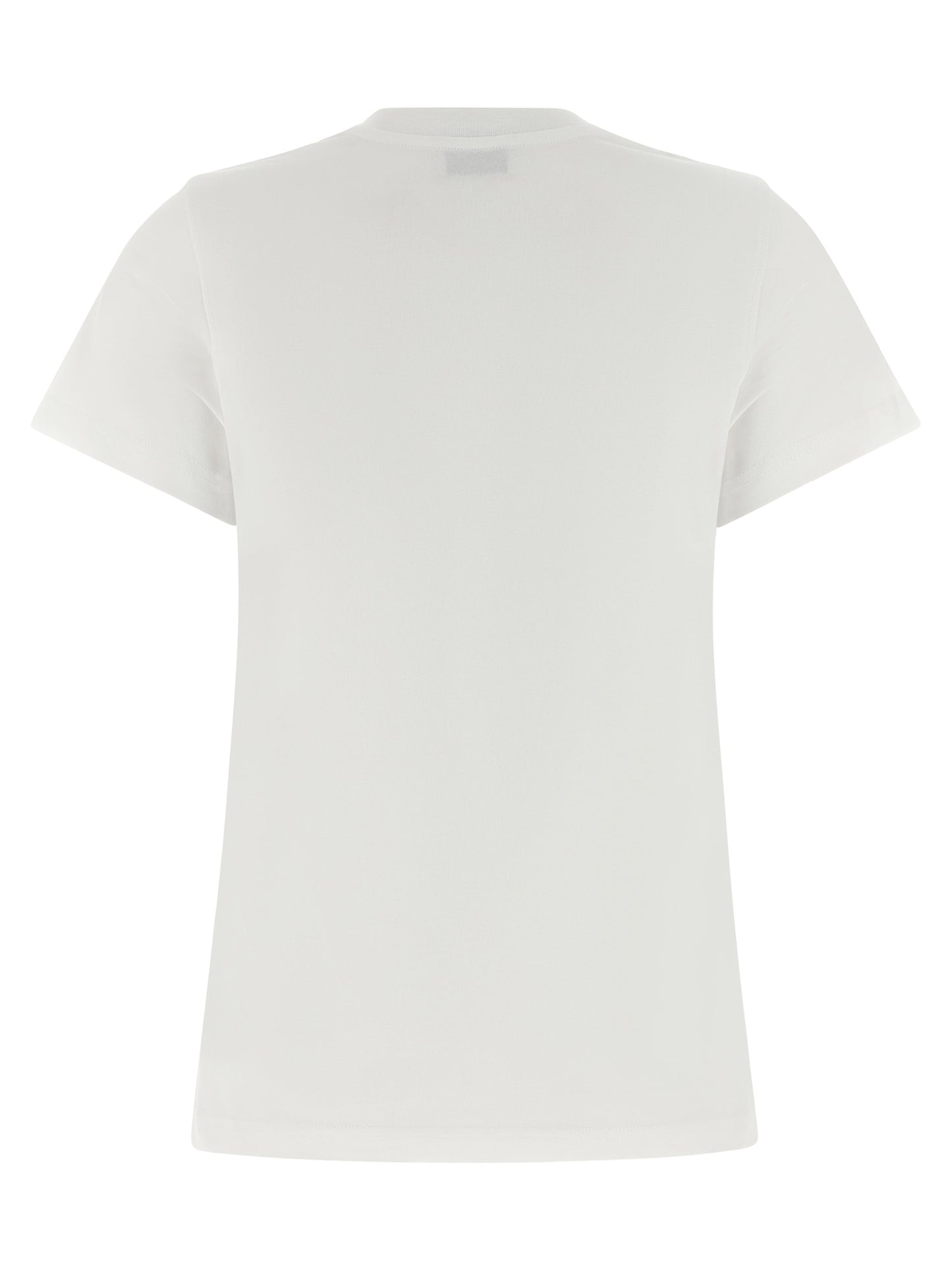 Moschino Weißes Baumwoll-T-Shirt