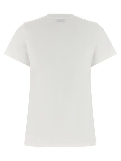 Moschino Weißes Baumwoll-T-Shirt