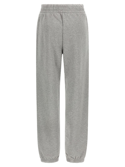 Off-White Graue Baumwoll-Jogginghose (Sporthose)