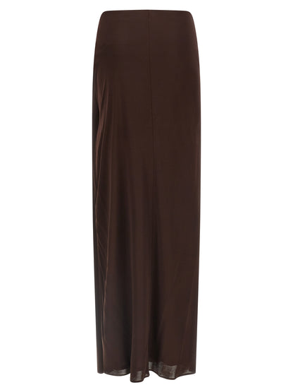 Elisabetta Franchi Brauner Minirock aus Viskose
