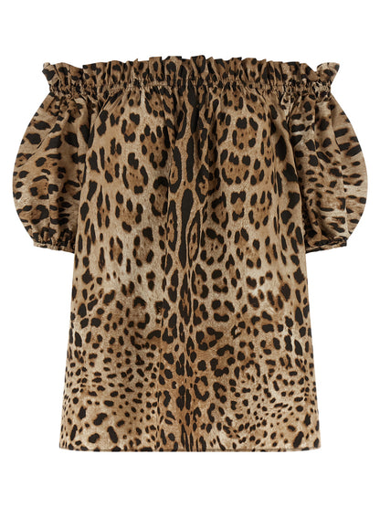 Dolce & Gabbana Braunes Baumwollhemd