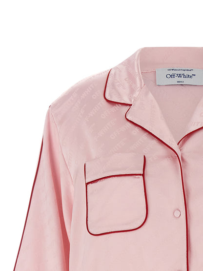 Off-White Mehrfarbige Viskose-Bluse