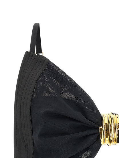 Elisabetta Franchi Schwarzer Polyamid-BH