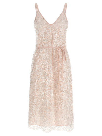 Twinset Mehrfarbiges Midikleid aus Polyester