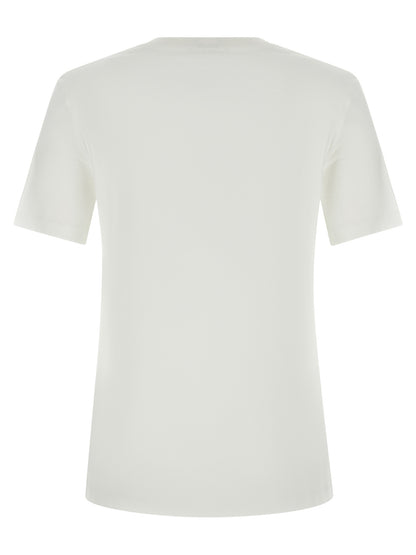 Chloé Weißes Baumwoll-T-Shirt