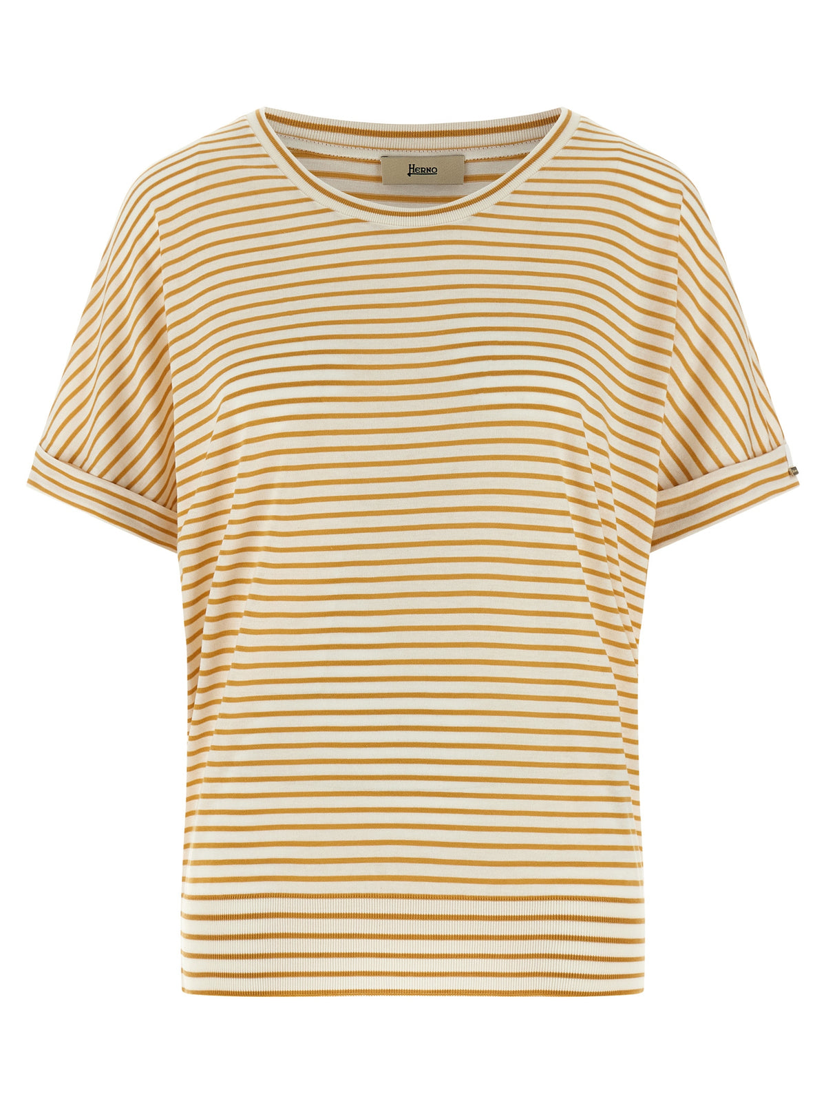 Herno Zweifarbiges Lyocell-T-Shirt – Produktansicht 1 | Arca Lucia
