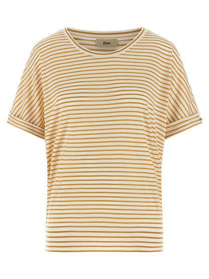 Herno Zweifarbiges Lyocell-T-Shirt – Produktansicht 1 | Arca Lucia