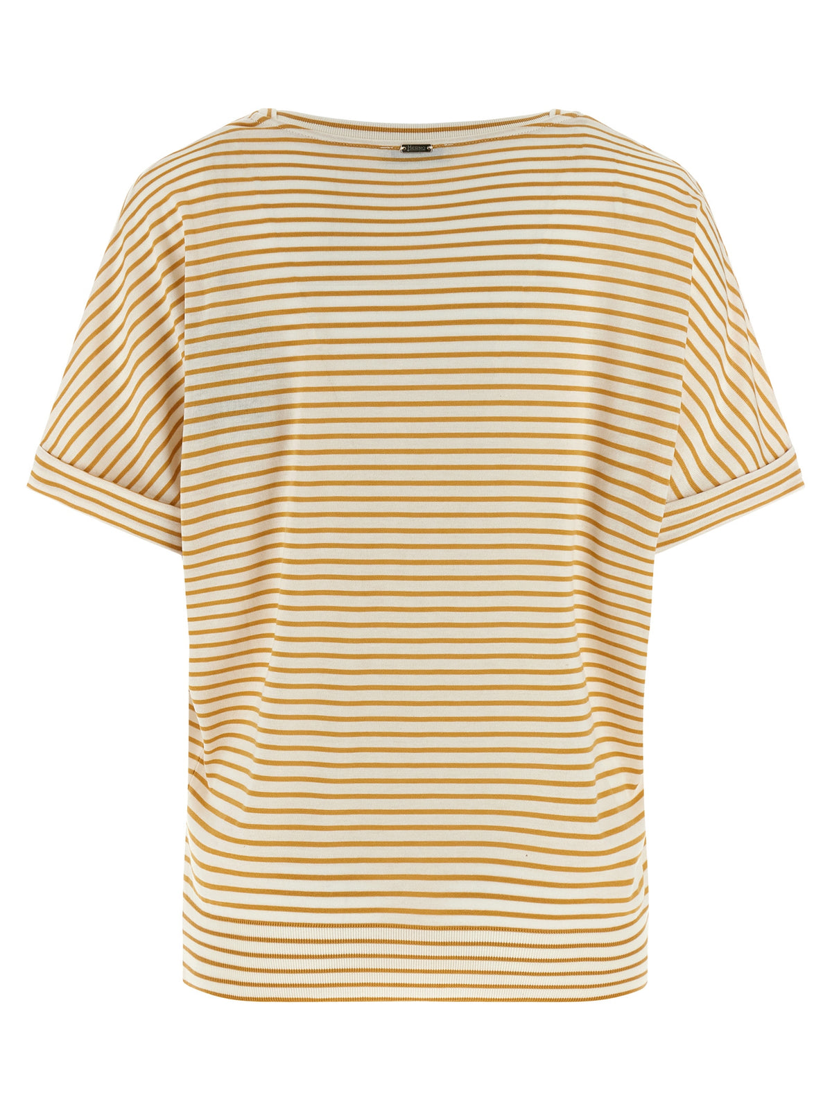 Herno Zweifarbiges Lyocell-T-Shirt – Produktansicht 2 | Arca Lucia