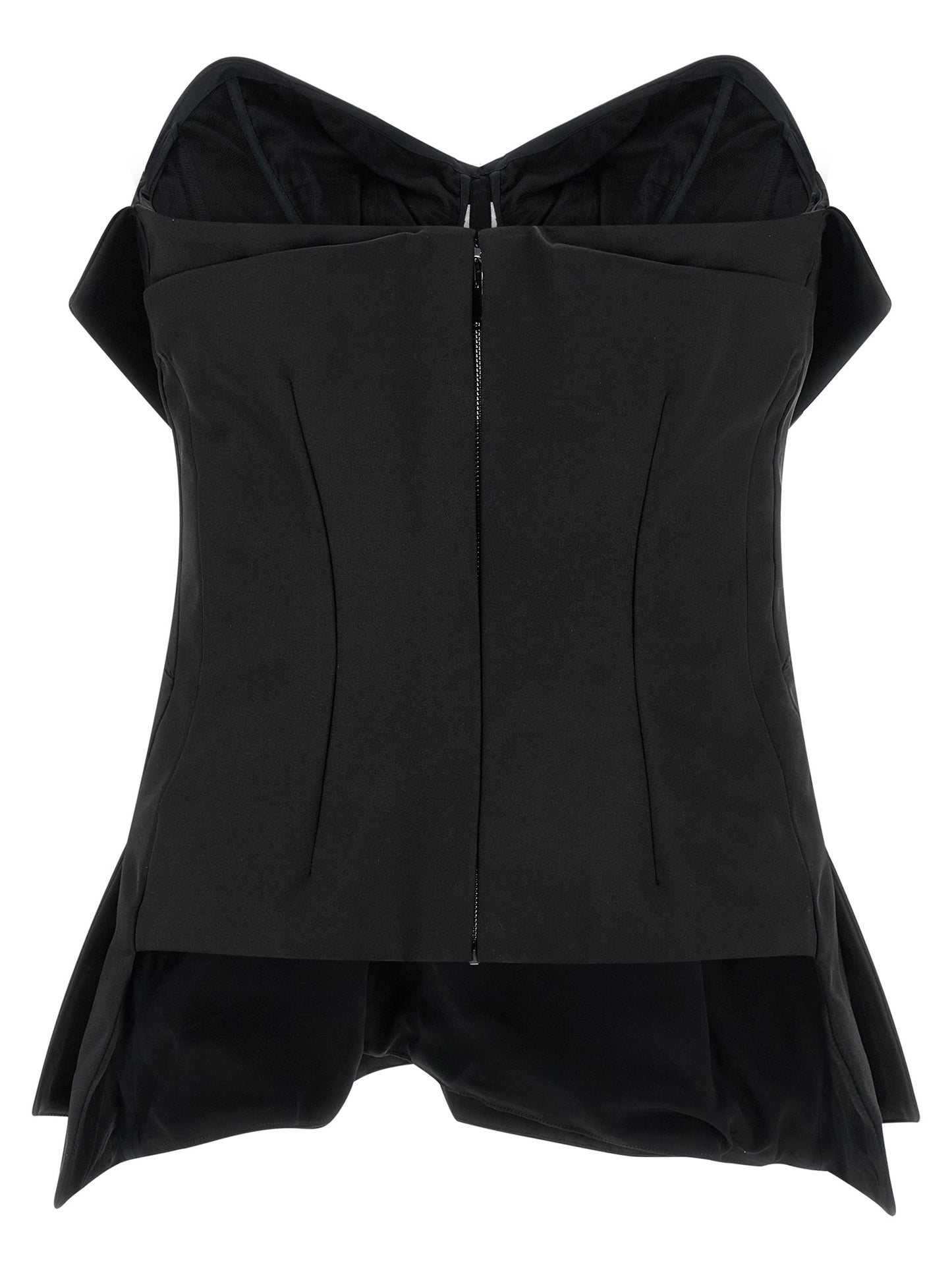 Alexander McQueen Schwarze Tanktops aus Polyester