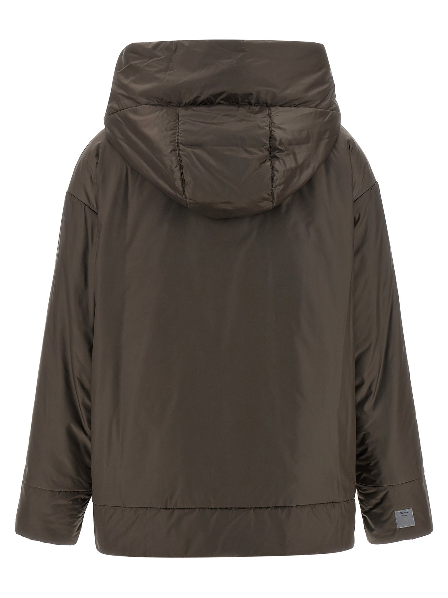 Max Mara Braune Shell-Jacke aus Polyester