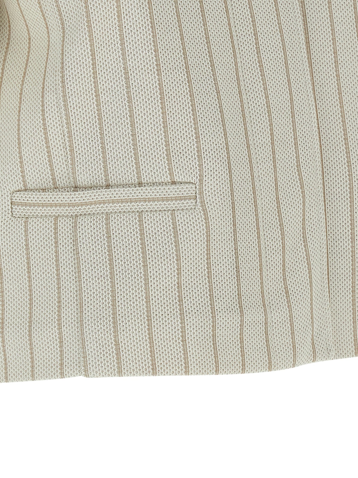Max Mara Beige Baumwolljacke in voller Länge