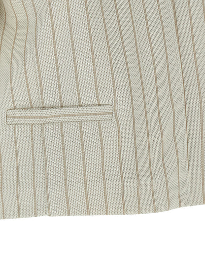 Max Mara Beige Baumwolljacke in voller Länge