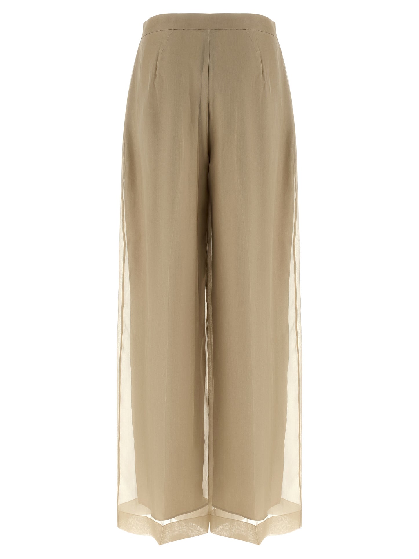 Max Mara Beige Seidenhose