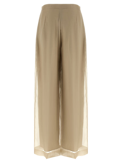 Max Mara Beige Seidenhose