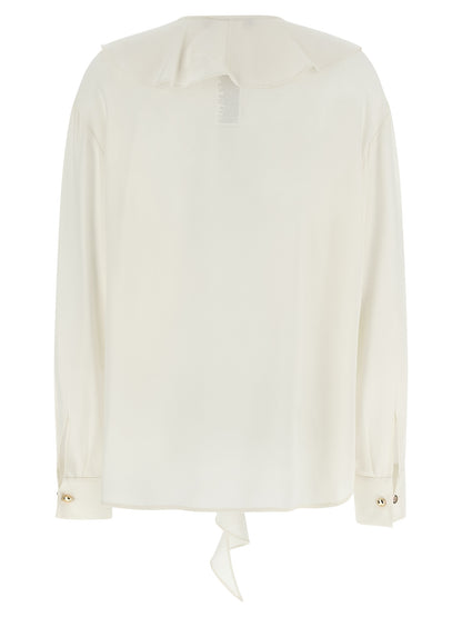 Max Mara Seidenbluse in Weiß
