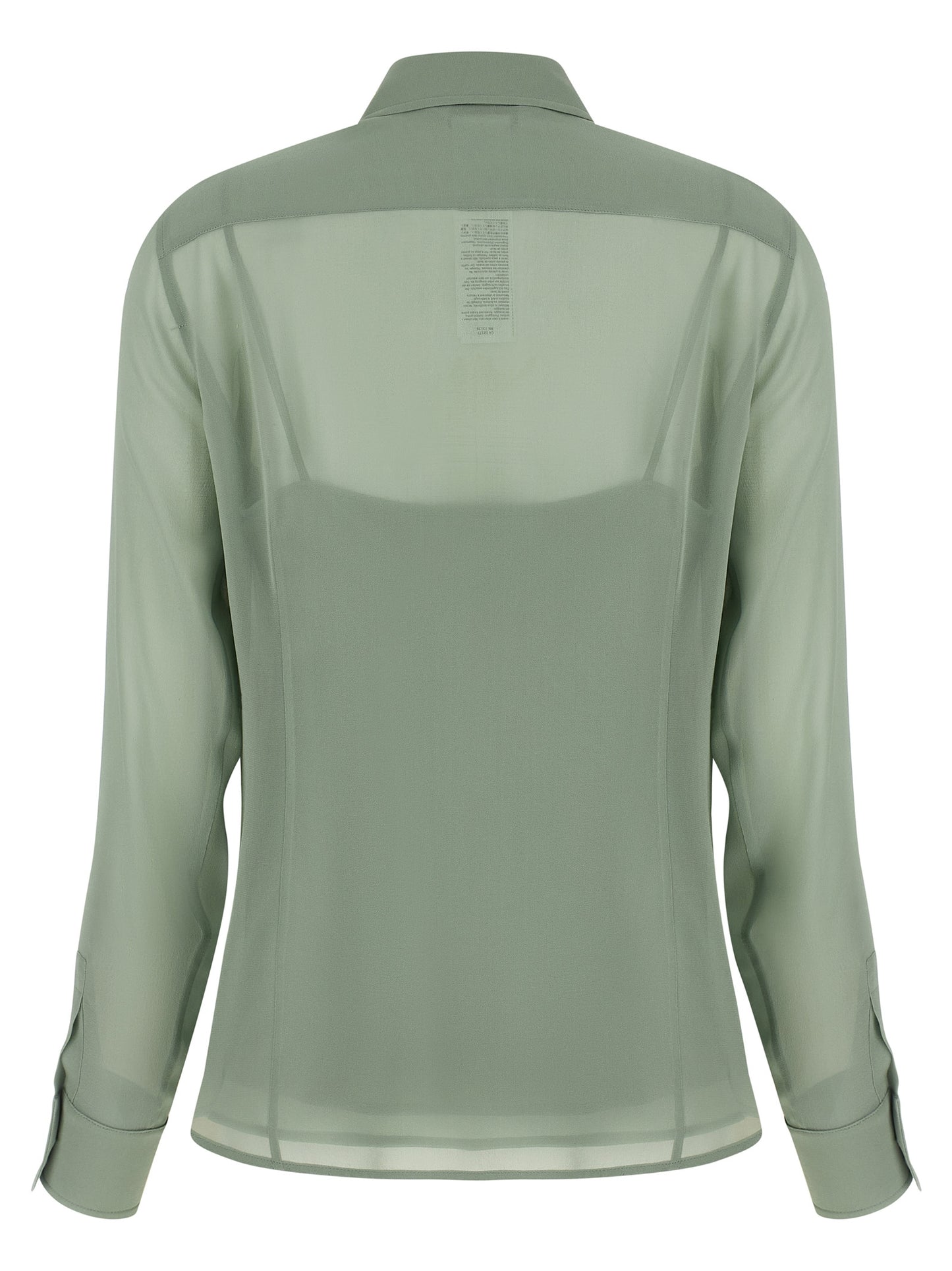 Max Mara Zweifarbige Seidenbluse