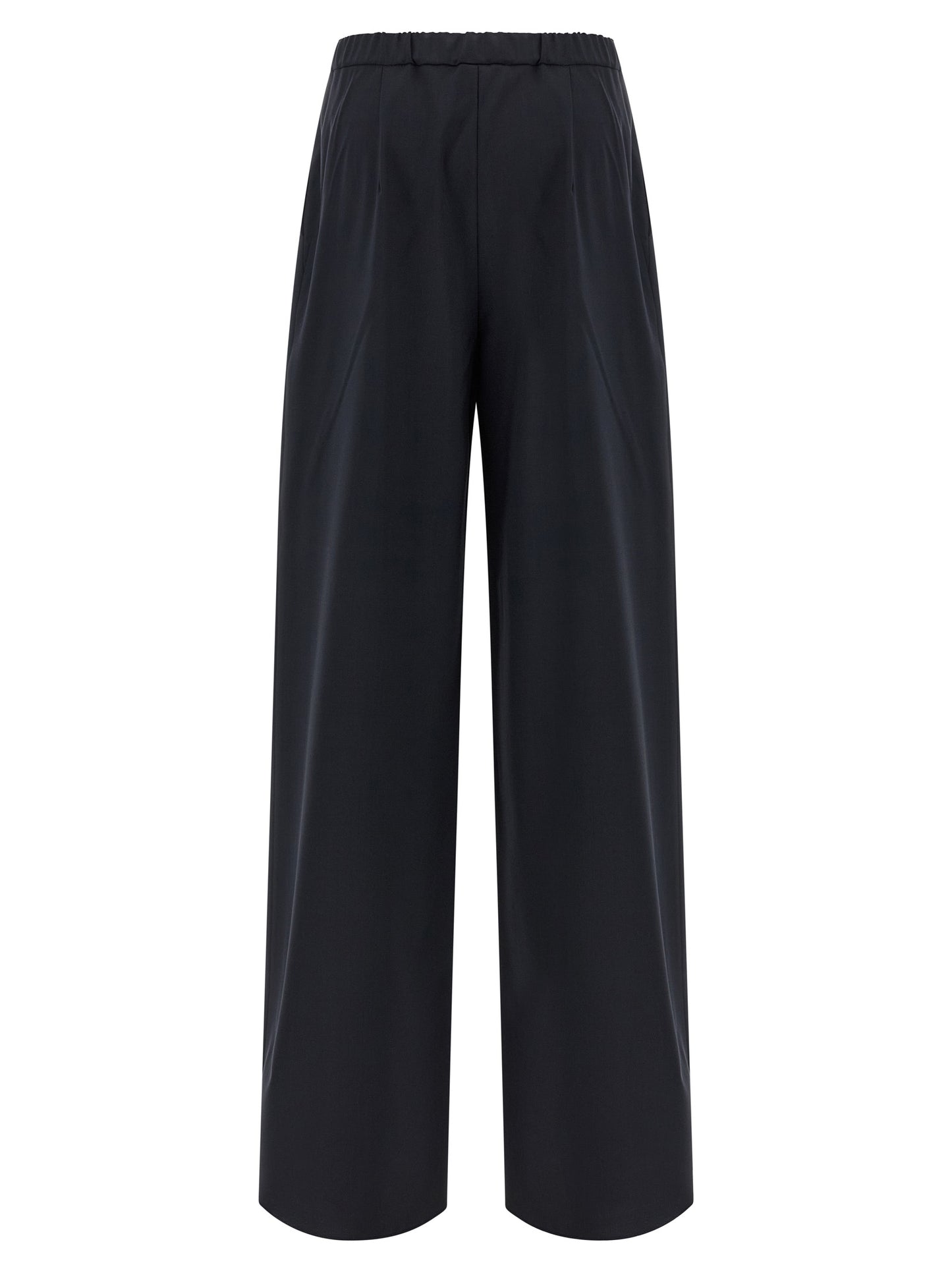 Max Mara Blaue Hose aus reiner Schurwolle