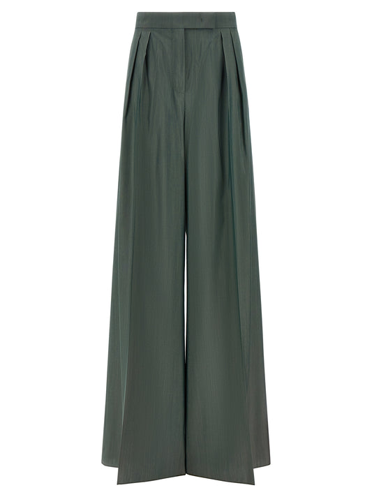 Max Mara Zweifarbige Hose aus reiner Schurwolle